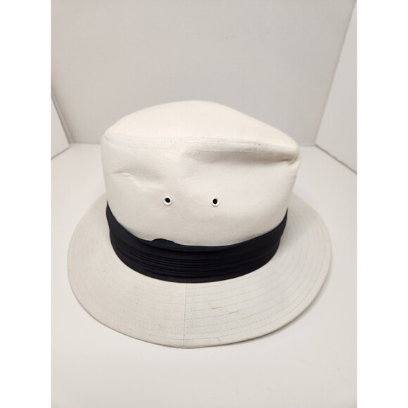 Bee Hats Fedora Men's M‎ White Custom Made In USA - Picture 4 of 7